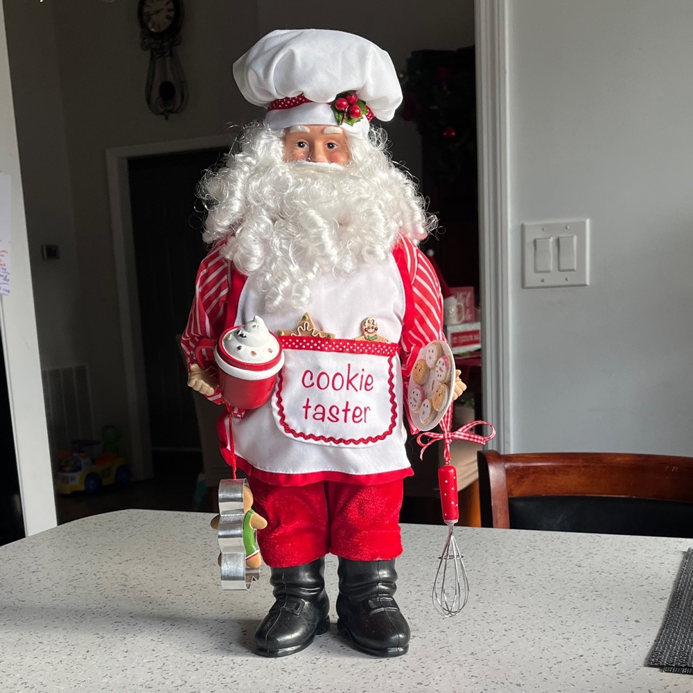 Vintage Santa Cookie Taster